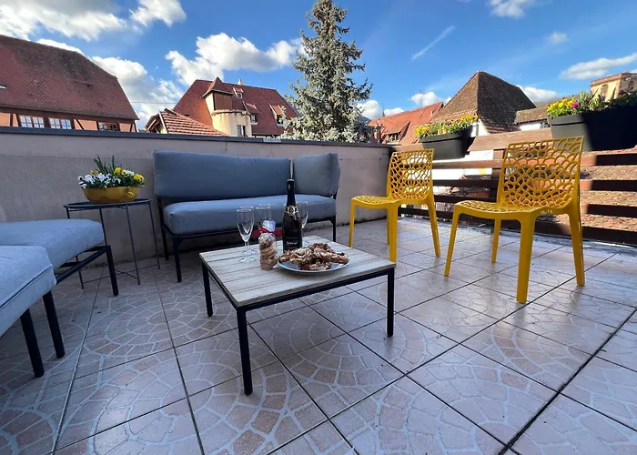 Cocon D Alsace - Garage Inclus - Terrasses Semesterbostad *